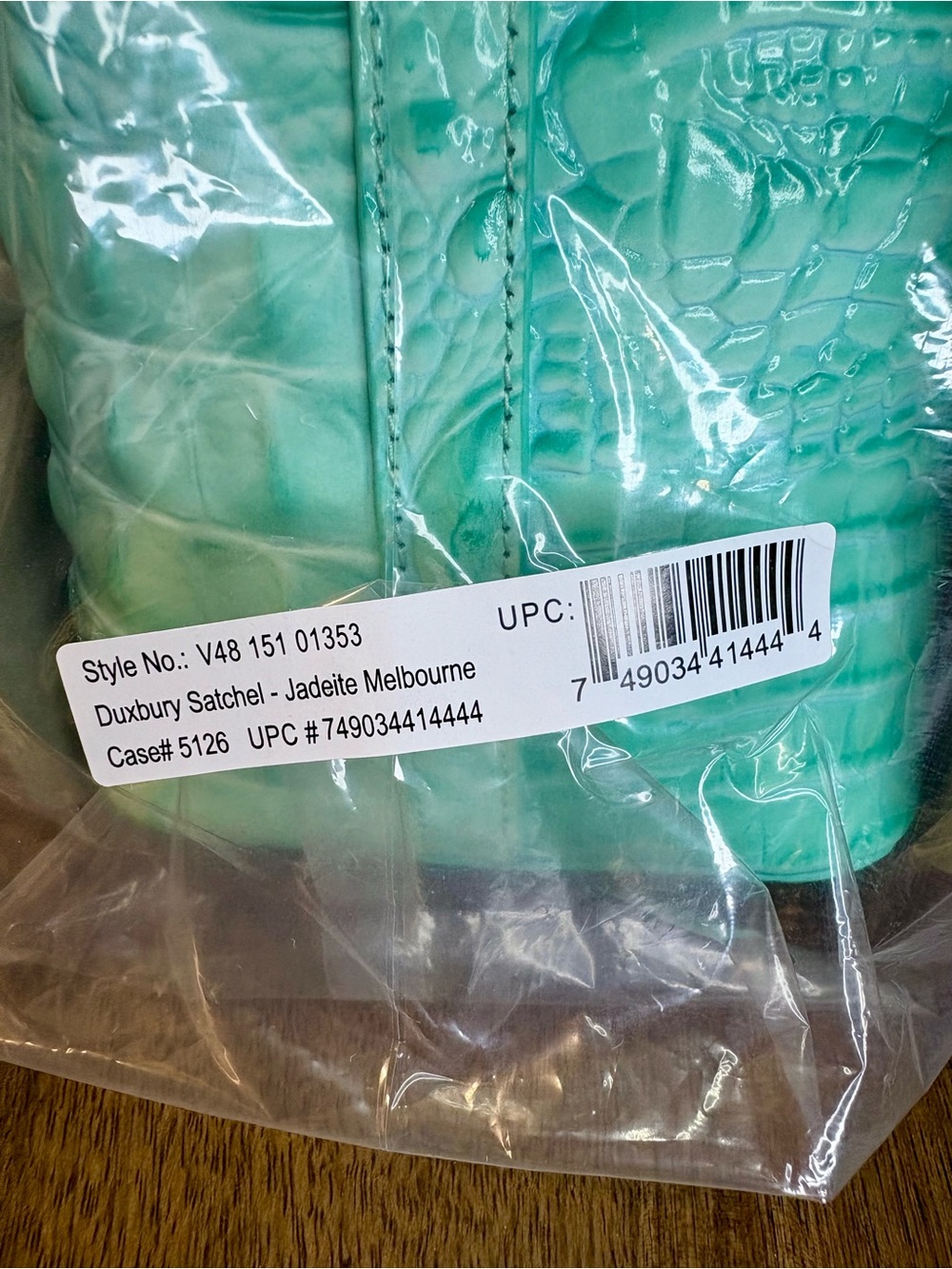 Brahmin NWT Duxbury - Jadeite - *Exclusive Design* - FRONT EYE - Cool Mint - Picture 16 of 16